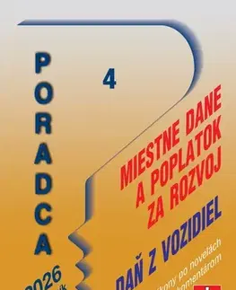 Zákony, zbierky zákonov Poradca 4/2026 - Zákon o miestnych daniach s komentárom