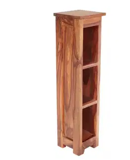 Kúpeľňový nábytok Skrinka do kúpeľne 20x80x20 indický masív palisander
