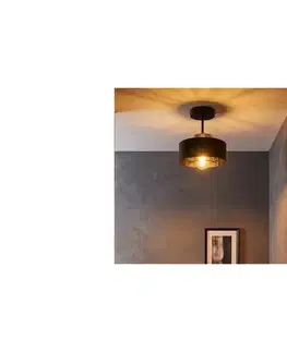 Svietidlá BRILAGI - Prísadený luster SPRING 1xE27/60W/230V čierna/zlatá 77-008B
