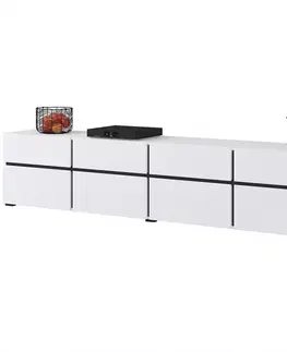 Všetky produkty TV stolík Cross  4k4s Biela/Čierna 40