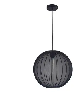 Svietidlá  Luster na lanku SENSAI 1xE27/20W/230V pr. 40 cm čierna 330574