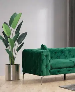 Pohovky a gauče Trojmiestna pohovka Como - Green