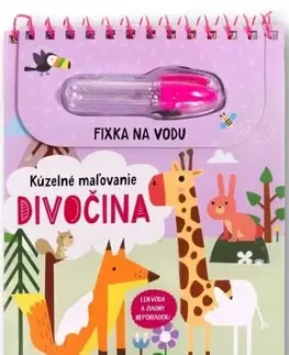 Nalepovačky, vystrihovačky, skladačky Kúzelné maľovanie - Divočina