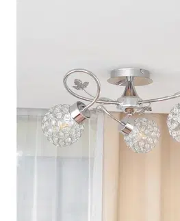 Svietidlá  Prisadený luster SOPHIA 3xE27/15W/230V lesklý chróm/číra W-A 1455/3 CH