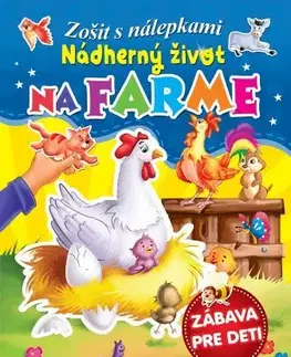 Nalepovačky, vystrihovačky, skladačky Nádherný život na farme