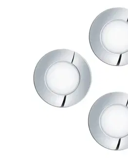Svietidlá Eglo 98635 - SADA 3x LED kúpeľňových svietidiel FUEVA LED/2,8W/230V IP44 chróm 98635