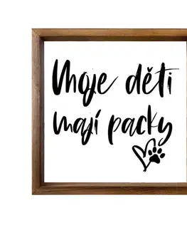 Obrazy Bohemia Gifts Dekoračný obrázok - Packy