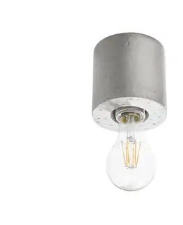Svietidlá  Stropné svietidlo SALGADO 1xE27/60W/230V betón SL.0678