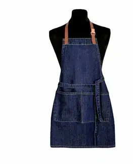 Zástery Forbyt Detská zástera Jeans tmavomodrá, 50 x 70 cm