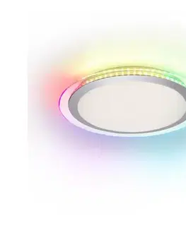 Svietidlá Leuchten Direkt 15411-21- LED RGB Stmievateľné stropné svietidlo CYBA LED/26W/230V + DO 15411-21