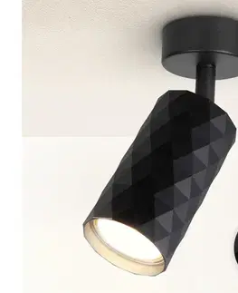 Svietidlá BRILAGI - Bodové svietidlo SELE DIAMANT 1xGU10/30W/230V čierna WO-DIA1-BLK
