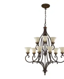 Svietidlá Elstead Feiss FE-DRAWING-ROOM9 - Luster na reťazi DRAWING ROOM 9xE27/60W/230V FE-DRAWING-ROOM9
