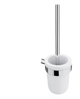 Svietidlá NIMCO BR 11094KU-26 - Nástenná WC štetka BORMO biela/lesklý chróm BR 11094KU-26