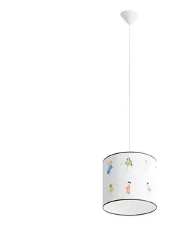 Svietidlá  SL.1416 - Detský luster na lanku FAIRY 1xE27/15W/230V pr. 30 cm SL.1416