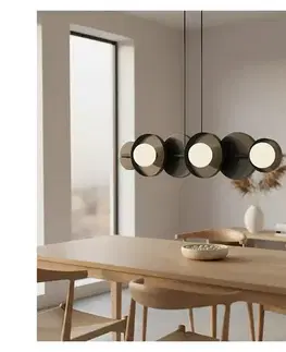 Svietidlá EMIBIG Závesný luster na lanku MODEL 6xG9/8W/230V, čierny 1486/6