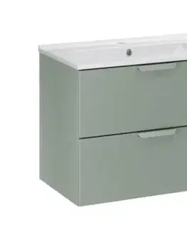 Skrinky s umývadlom ArtCom Kúpeľňová skrinka s umývadlom ASTER Green U120cm | 120 cm