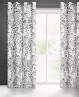 Závesy do spálne Záves HARIET 140x250 na priechodkách 398704 EUROFIRANY