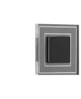 LED osvetlenie LDST KE-01-SC-BZ8 - LED schodiskové svietidlo KELLY 8xLED/1,2W/230V matná čierna KE-01-SC-BZ8