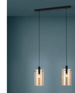 Svietidlá Eglo 39538 - Luster na lanku POLVERARA 2xE27/40W/230V 39538