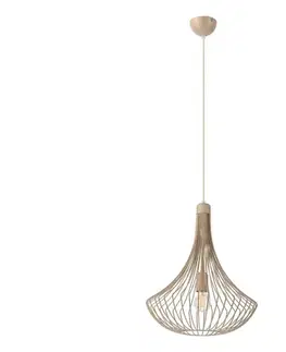 Svietidlá  Závesný luster BALERINA 1xE27/15W/230V béžový LM-1.1.56/BEŻ