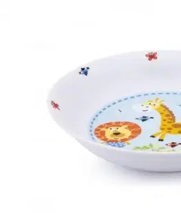 Taniere Kinekus Tanier detský hlboký porcelánový 19 cm dizajn SAFARI