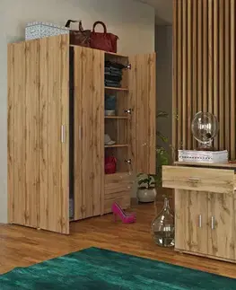 Komody KONDELA Adeli Typ 1 dvojdverová komoda dub wotan