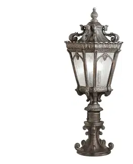 Záhradné lampy Elstead Kichler KL-TOURNAI3-L - Vonkajšia lampa TOURNAI 2xE14/60W/230V IP44 bronzová KL-TOURNAI3-L