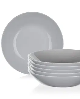Taniere Luminarc Tanier hlboký DIWALI 20 cm, 6 ks, sivá