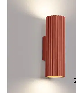 Svietidlá BRILAGI - LED nástenné svietidlo CRESTO 2xGU10/10W/230V 20 cm červené BR.1655