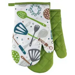 Chňapky MAKRO - Chňapka s magnetom 2ks KITCHEN, zelená, kuchynské náradie