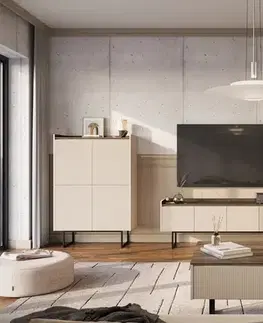 TV stolíky Dig-net nábytok TV stolík GALO LG-05 s LED osvetlením
