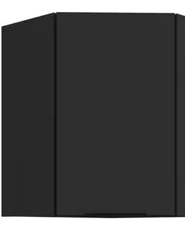 Kuchynské skrinky visiace Kuchynská skrinka Aria-Bl/Bl Anti Fingerprint 60x60 Gn-72 1f (45°)