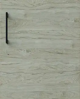 Kuchynské linky HORIZON 1 moderná kuchyňa 280 cm, satin / light rockford hickory