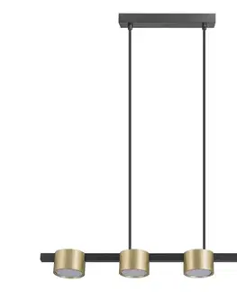 Svietidlá  LED Luster na lanku MIRELLA 4xGX53/6W/230V zlatá/čierna 327338