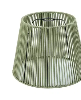 Tienidlo na lampu Vonkajšie tienidlo s zeleným lanom IP54 40/28/30 - Jayla