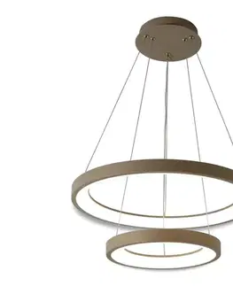 Svietidlá BRILAGI - LED stmievateľný luster na lanku FALCON SLIM LED/68W/230V pr. 50 cm béžová + DO BRDX1330-2/BG
