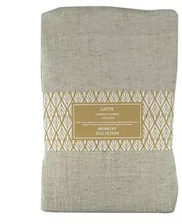 Hotové závesy na páske Záves na páske Latte 135x250 natural Merkury Home