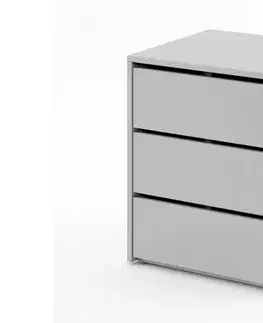 Komody a skrinky IDEAL 13 zásuvky do skrine, sivá