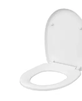 Záchody CERSANIT - ZÁVESNÁ MISA DELFI so sedadlom DELFI ANTIBACTERIAL SET K97-140