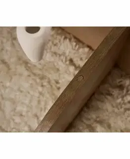 Konferenčné stolíky Konferenčný stolík Aeris Sapphire Oak s tmavým sklom