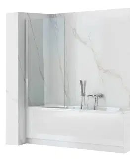 Sprchové dvere REA - Vaňová zástena LAGOS 80 Chrome REA-W5630