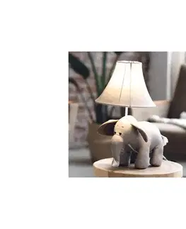 Lampy Happy Lamps - LED Detská stolná lampa BOBBY LED/5,4W/230V slonovina HL10016