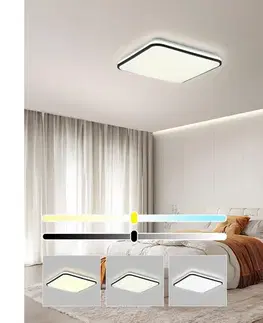 Svietidlá BRILAGI - LED stmievateľné stropné svietidlo SMART LED/24W/230V 43x43 cm Wi-Fi Tuya + diaľkový ovládač BRI640