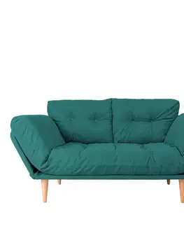 Pohovky a gauče Trojmiestna rozkladacia pohovka Nina Daybed - Petrol Green GR124