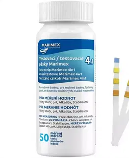 Merače bazénov a dávkovače Testovacie pásiky na meranie hodnoty pH 50 ks