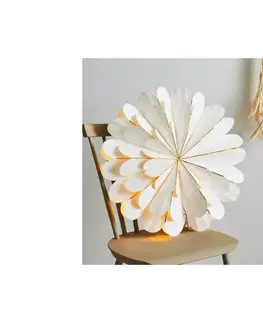 Svietidlá Markslöjd 705309 - Vianočná dekorácia MARIGOLD 1xE14/25W/230V pr. 60 cm biela 705309.00