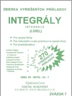 Matematika, logika Integrály I.diel - RNDr. Marián Olejár