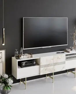 TV stolíky TV stolík Derin - White