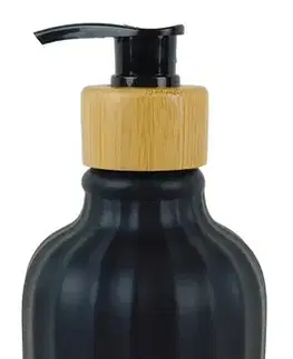Dávkovače mydla MAKRO - Dávkovač tekutého mydla 21cm, čierny, umelá hmota