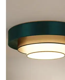 Svietidlá  - LED Stropné svietidlo LUNETA LED/26W/230V pr. 60 cm 4000K zelená/zlatá 606257